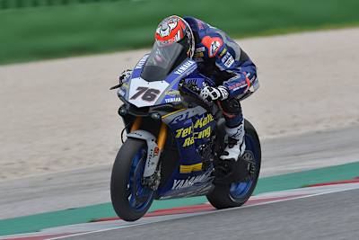 Loris Baz auf der Ten-Kate-Yamaha