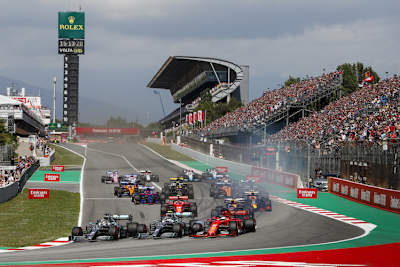 Start zum Grossen Preis von Spanien 2019