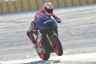 Mattia Pasini testete in Almeria im November eine FTR von 2012