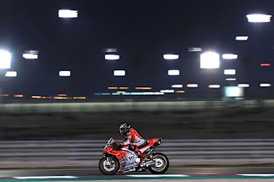 Jorge Lorenzo auf der Ducati Desmosedici in Katar