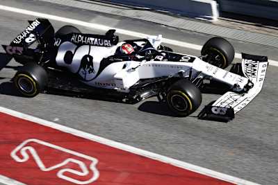 Pierre Gasly mit seinem 2020er AlphaTauri-Renner