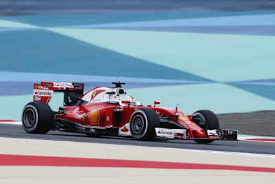 Sebastian Vettel drehte im Ferrari die schnellste FP3-Runde