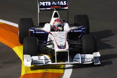 Robert Kubica in Valencia.