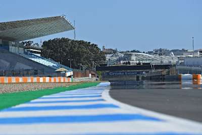 Die Gerade in Estoril ist sehr lang