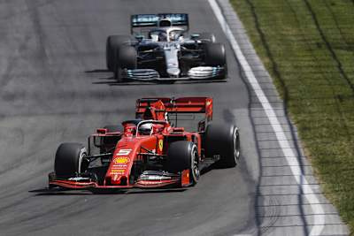 Sebastian Vettel und Lewis Hamilton
