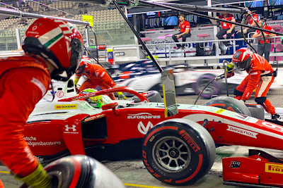 Boxenstopp von Mick Schumacher