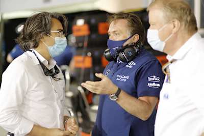 Williams-CEO Jost Capito (Mitte)