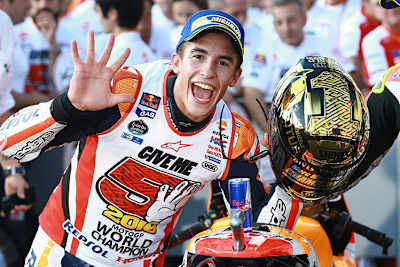 2016 sicherte Marc Márquez in Japan seinen fünften WM-Titel