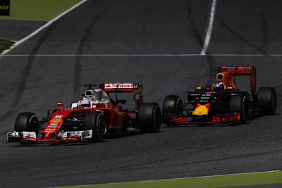 Sebastian Vetel gegen Daniel Ricciardo