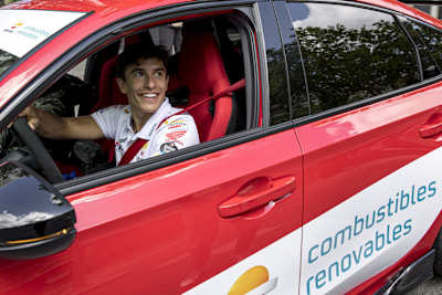 Marc Márquez am Steuer 