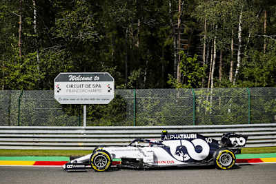 Pierre Gasly 2020 in Belgien