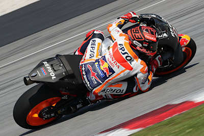 Endlich wieder im Sattel: Weltmeister Marc Márquez