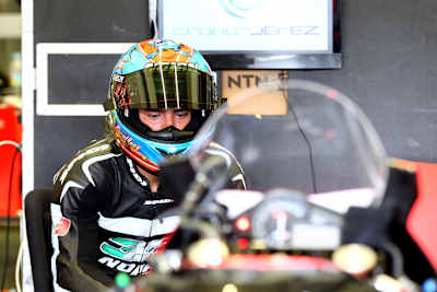 Marco Melandri überstand den Sturz ohne größere Blessuren