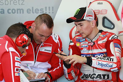 Cristian Gabarrini mit Jorge Lorenzo