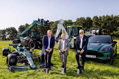 Otmar Szafnauer, Anthony Bamford und Lawrence Stroll