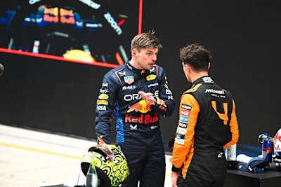 Max Verstappen und Lando Norris