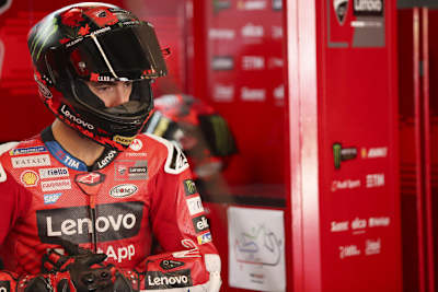 Pecco Bagnaia ließ Galgenhumor durchklingen