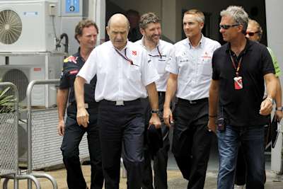 Danner. immer auf Tuchfühlung mit den Teamchefs