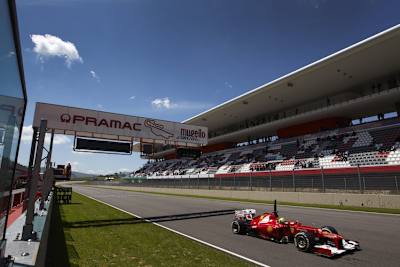 Die Formel 1 gastierte letztmals 2012 in Mugello, für Testfahrten, hier Felipe Massa im Ferrari
