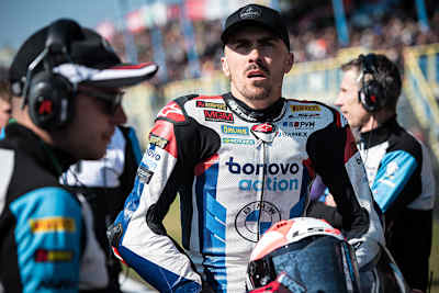 Loris Baz kann mit der BMW nicht gut starten