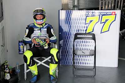 MotorLand Aragón: Domi Aegerter in der Technomag-Box