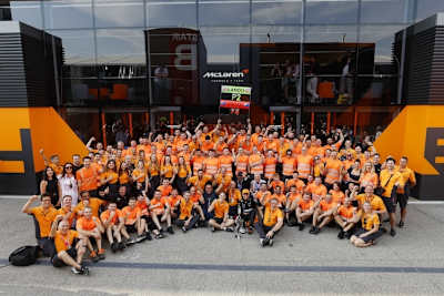 Obwohl Norris den Sieg nur knapp verpasste, war die Freude über den zweiten Platz in Imola gross