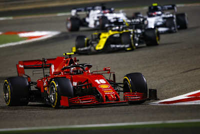 Charles Leclerc im Ferrari