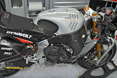 Die Kalex des Teams Dynavolt Intact GP