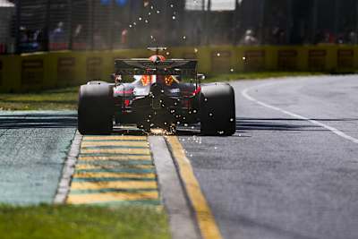 Max Verstappen liess es fliegen