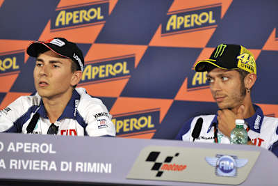 Keine Wortgefechte mehr: Lorenzo und Rossi