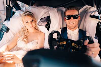 Maro Engel mit seiner Steffi