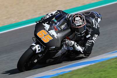 In Jerez war Philipp Öttl erstmals auf der KTM-Triumph unterwegs 