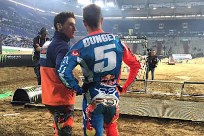 Marvin Musquin und Ryan Dungey starten beim 'Monster Energy Cup' auf Schalke