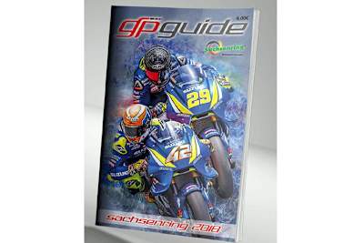 Der Grand-Prix-Guide Sachsenring 2018 passt in jede Hosentasche