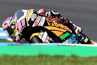 Alonso Lopez gewann im Oktober den Phillip-Island-GP auf der Boscoscuro