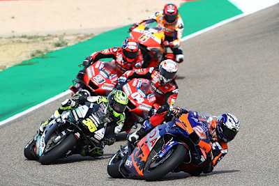 Lecuona vor Crutchlow, Dovizioso, Petrucci und Bradl