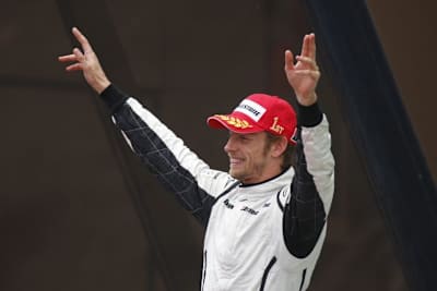 Jenson Button hat gut lachen: Er ist auf WM-Kurs.