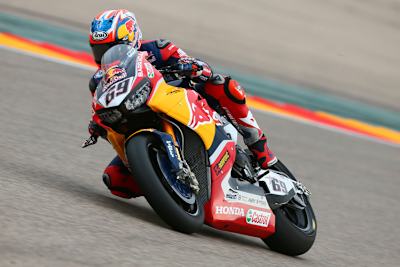 Nicky Hayden in Aragón