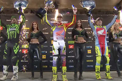 Das 450er Podium in Denver