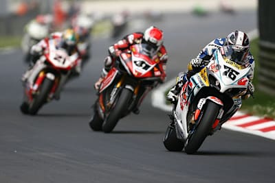 Max Neukirchner vor Noriyuki Haga und Troy Bayliss: Sieg in Monza 2008!