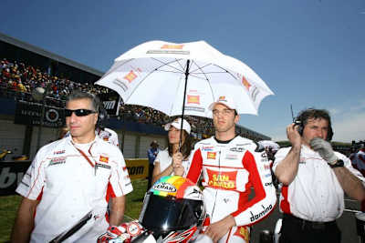 Alex De Angelis in Jerez.