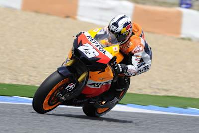 Den Test nach dem Estoril-GP musste Pedrosa vorzeitig abbrechen