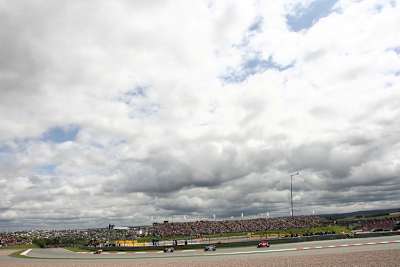 Viel Action gab es 2009 auf dem Sachsenring