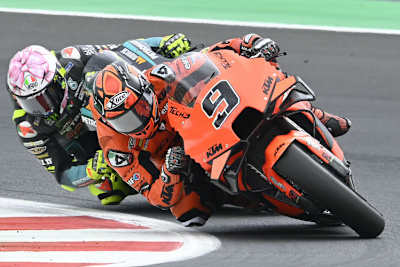 Danilo Petrucci musste in Misano wie Valentino Rossi aus der letzten Startreihe ins Rennen