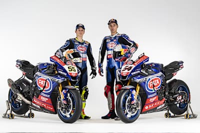 Die Yamaha-Werksfahrer Andrea Locatelli (li.) und Toprak Razgatlioglu 