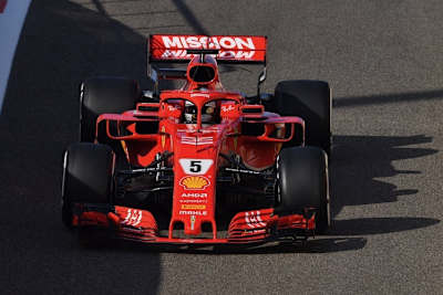 Sebastian Vettel im Ferrari