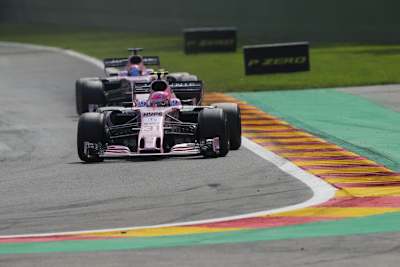 Esteban Ocon und Sergio Pérez