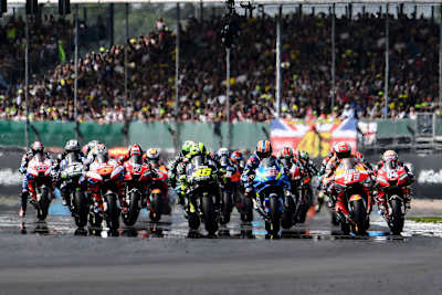 MotoGP-Start 2019 in Silverstone