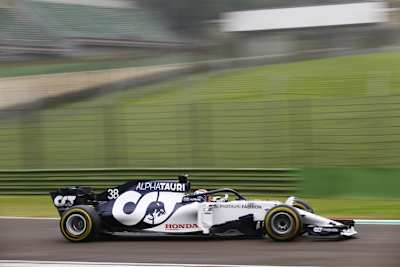 Yuki Tsunoda in Imola