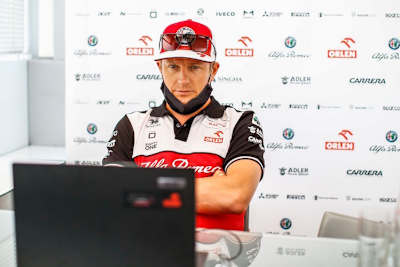 Kimi Räikkönen staunt